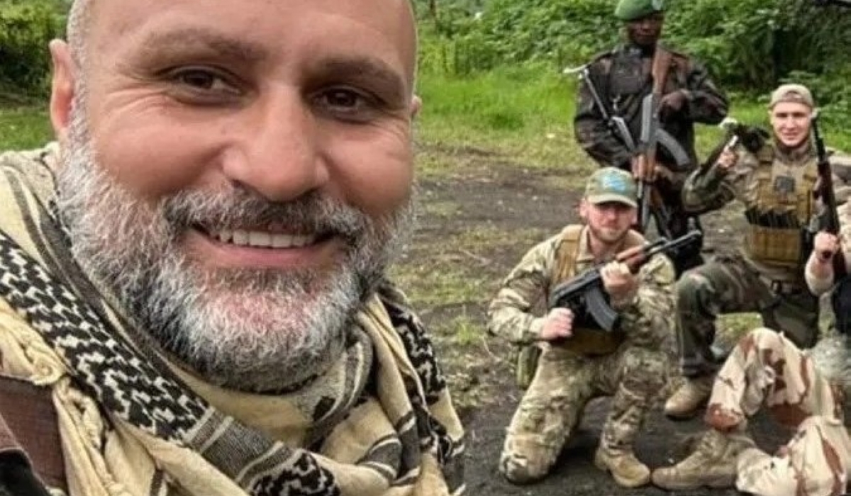 Some of the mercenaries fighting alongside FARDC against M23 in the eastern DR Congo.