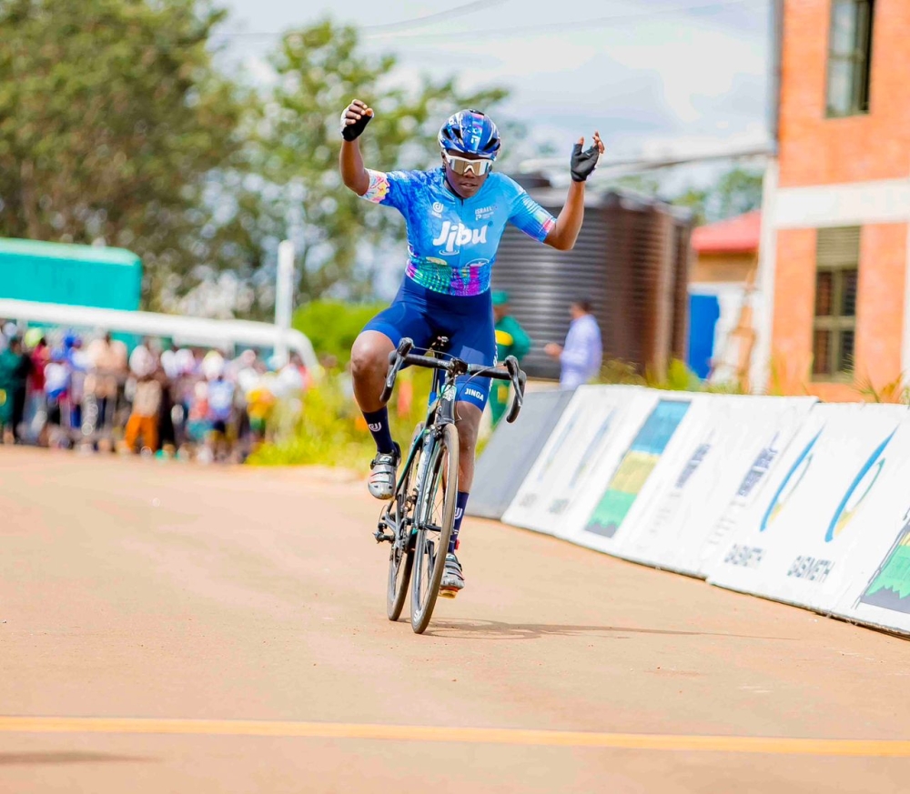 Umutoni Sandrine is the U19 winner in 4th edition of Rwanda Youth Cup held at the Field of The Dreams .Courtesy