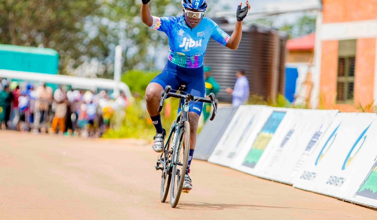 Umutoni Sandrine is the U19 winner in 4th edition of Rwanda Youth Cup held at the Field of The Dreams .Courtesy