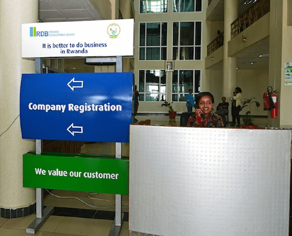 Business registration is done with Rwanda Development Board (RDB). Courtesy