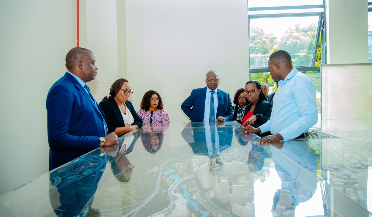 Gabonese business leaders meet City of Kigali officials during a two-day visit to Rwanda that they concluded  on Wednesday, April 24. Courtesy