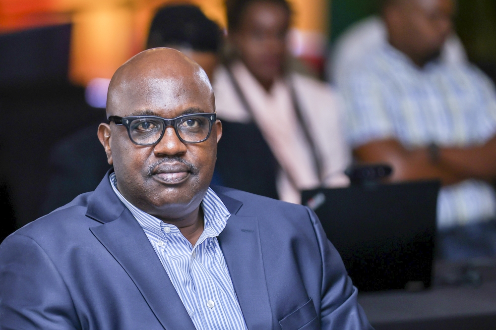 Rwanda’s basketball governing body (FERWABA) president Désiré Mugwiza. Photo by Olivier Mugwiza