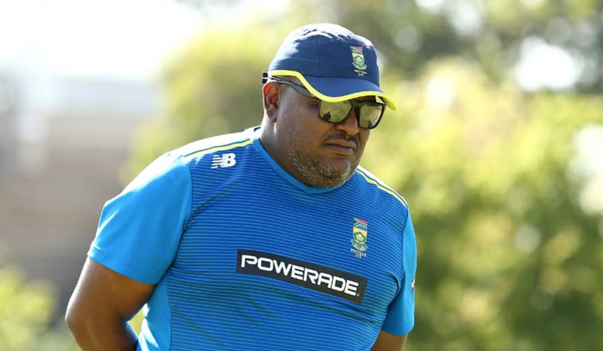 Lawrence Mahatlane , the newly appointed Rwanda senior men’s cricket national team head coach