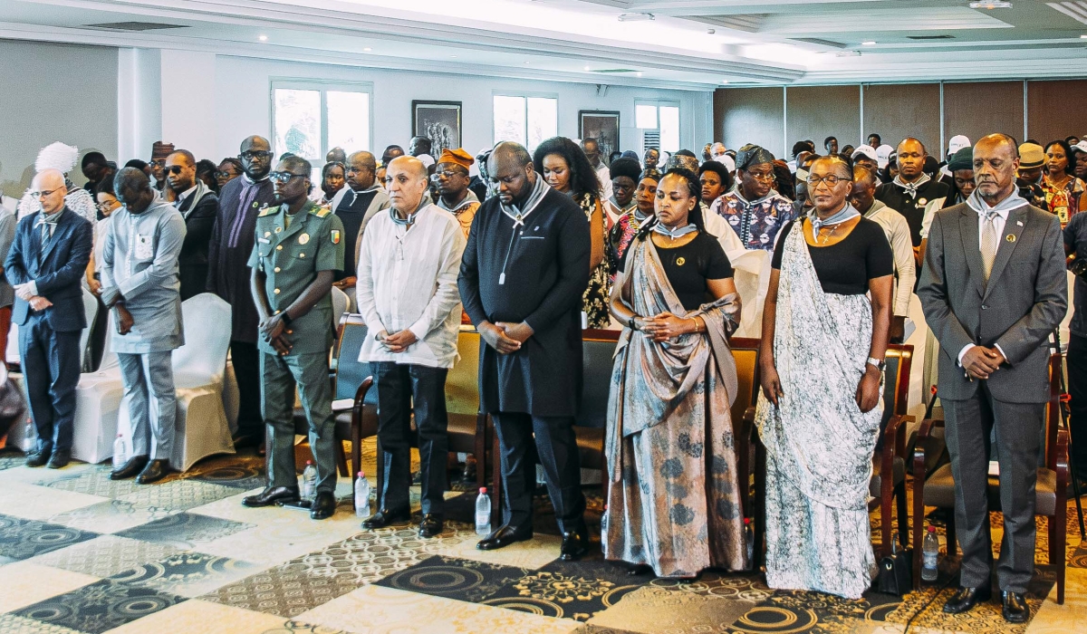 During the event, mourners observed a moment of silence to pay tribute to the victims of the Genocide against the Tutsi in Benin on Saturday