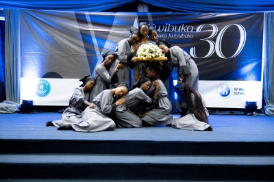 Green Hills Academy (GHA) students performing a play during the school’s commemoration of the 1994 Genocide against the Tutsi in Rwanda, on Friday, April 26.