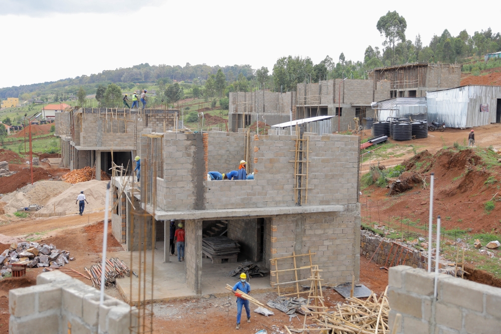 A view of the ongoing construction activities in Kicukiro District. While appearing before PAC, officials from Rwanda Housing Authority said that the institution is facing a major challenge in conducting inspections due to a shortage of staff. Photo by Craish Bahizi