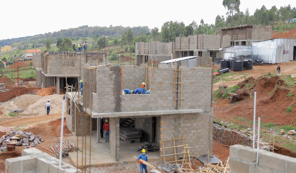 A view of the ongoing construction activities in Kicukiro District. While appearing before PAC, officials from Rwanda Housing Authority said that the institution is facing a major challenge in conducting inspections due to a shortage of staff. Photo by Craish Bahizi