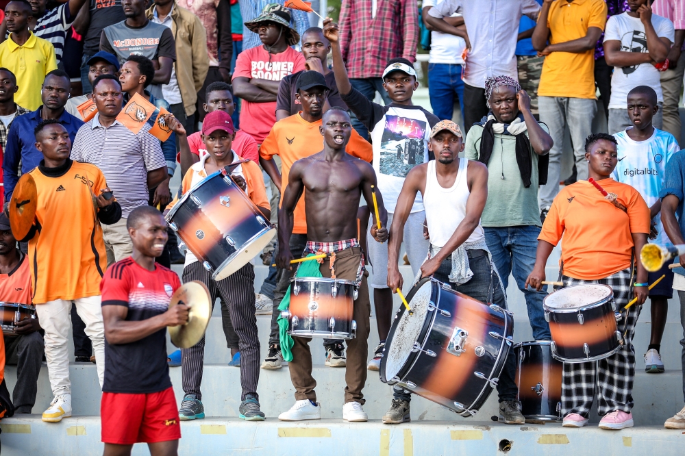 Bugesera FC fans look discouraged as their side lost the final game