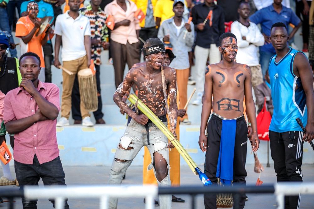 Dejected Bugesera FC fans as Police FC won the 2024 Peace Cup title at Kigali Pele stadium on Wednesday, May 1.