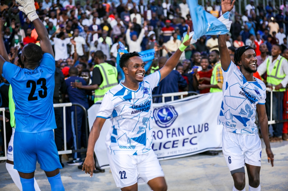 Police FC beat Bugesera FC 2-1 in a keenly contested final on Wednesday, May 1, to win the 2023/24 Peace Cup, their first since 2015. Police FC beat Bugesera FC 2-1 in a keenly contested final on Wednesday, May 1, to win the 2023/24 Peace Cup, their first since 2015.