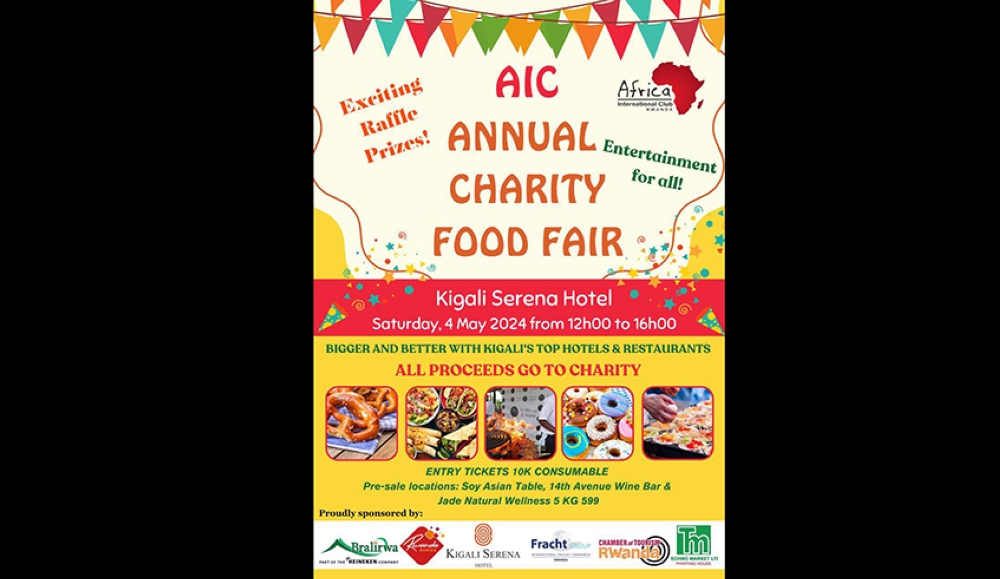The Food Charity Fair is happening on May 4