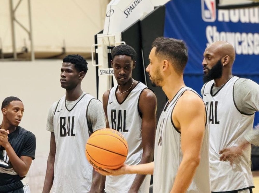 APR players in a training session in Saly, Senegal on Friday, May 3 ahead of the BAL Sahara Conference that tips off on Saturday, May 4.
