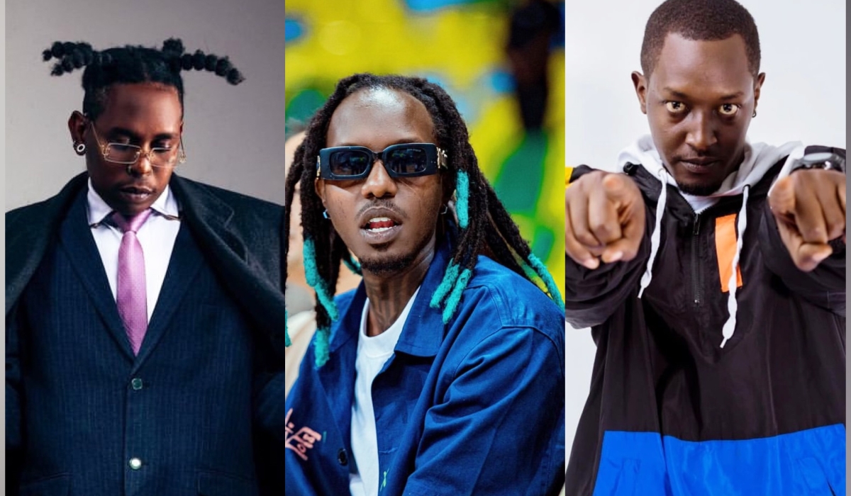 L-R: Kinyatrap pioneers, Bushali, B-Threy, and Dr. Nganji are set to perform in France.