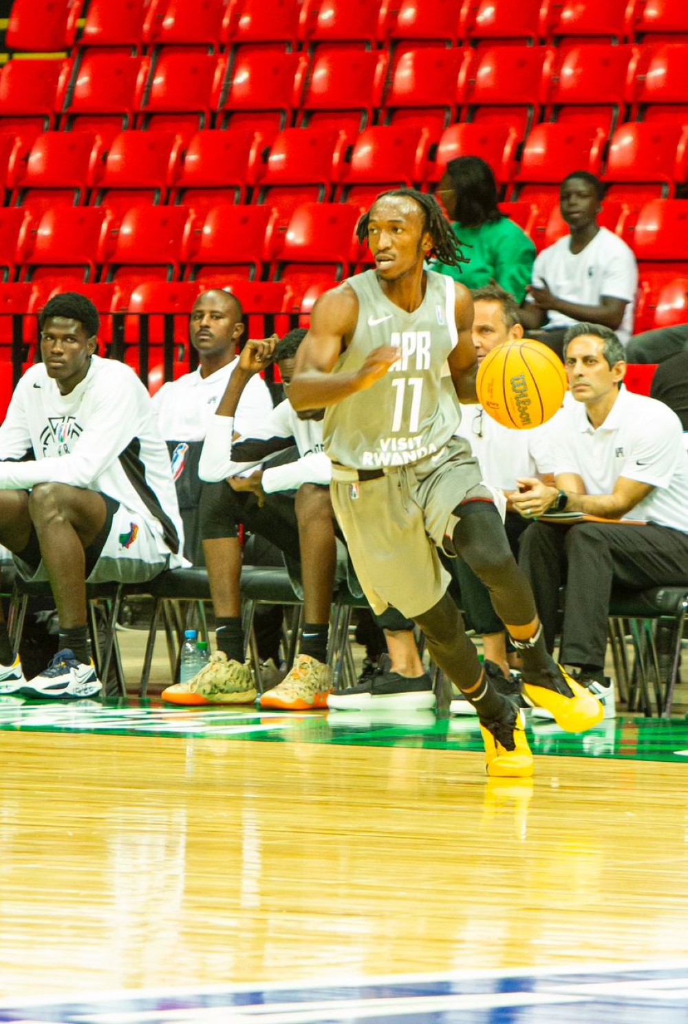 The Rwandan point-guard Jean Jacques Wilson Nshobozwabyosenumukiza The Rwandan point-guard Jean Jacques Wilson Nshobozwabyosenumukiza