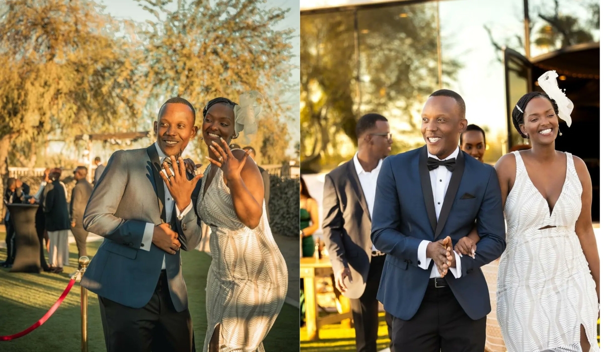 Aurore Kayibanda, Gatera, the celebrity couple will tie the knot on August 15, in Kigali, Rwanda. Courtesy