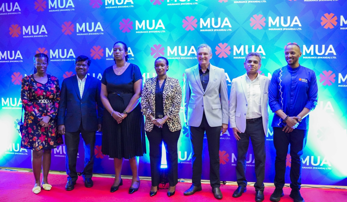 Officials pose for a group photo during the launch of the  customer experience hub on Friday, May 4. Courtesy