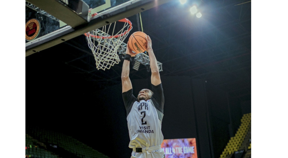 APR BBC point-guard Obadiah Noel in action during the game in Dakar, Senegal on Tuesday, May 7. Noel scored 24 points to help APR improve their conference win ration to 2-1 after beating AS Douanes 66-61 at home to the Dakar Arena on Tuesday night-courtesy