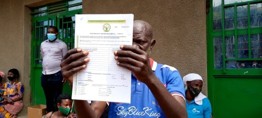 Since December 2023 after the government waived fees  through an awareness campaign over 324,000 land parcels have been registered in all districts, between December 2023 and now. File