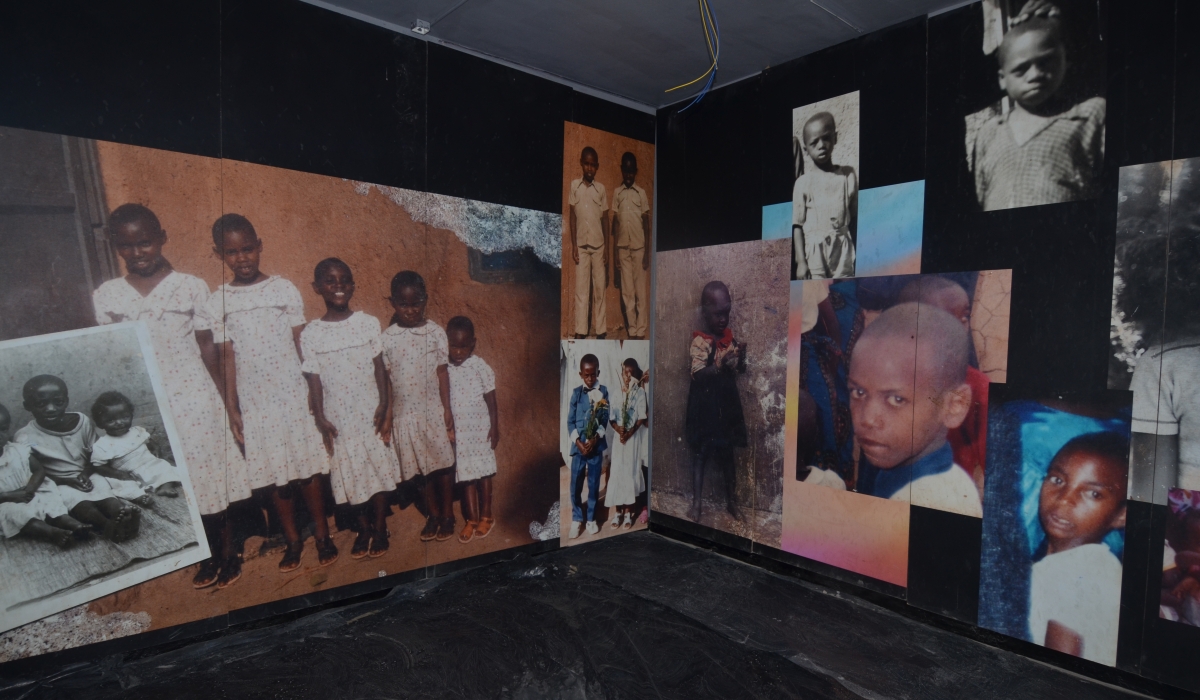 Pictures of children killed in the Genocide in Nyamagabe. On the night of May 7-8, 1994, during the Genocide against the Tutsi, an awful attack occurred against Tutsi children hosted at the SOS Centre in Nyamagabe.