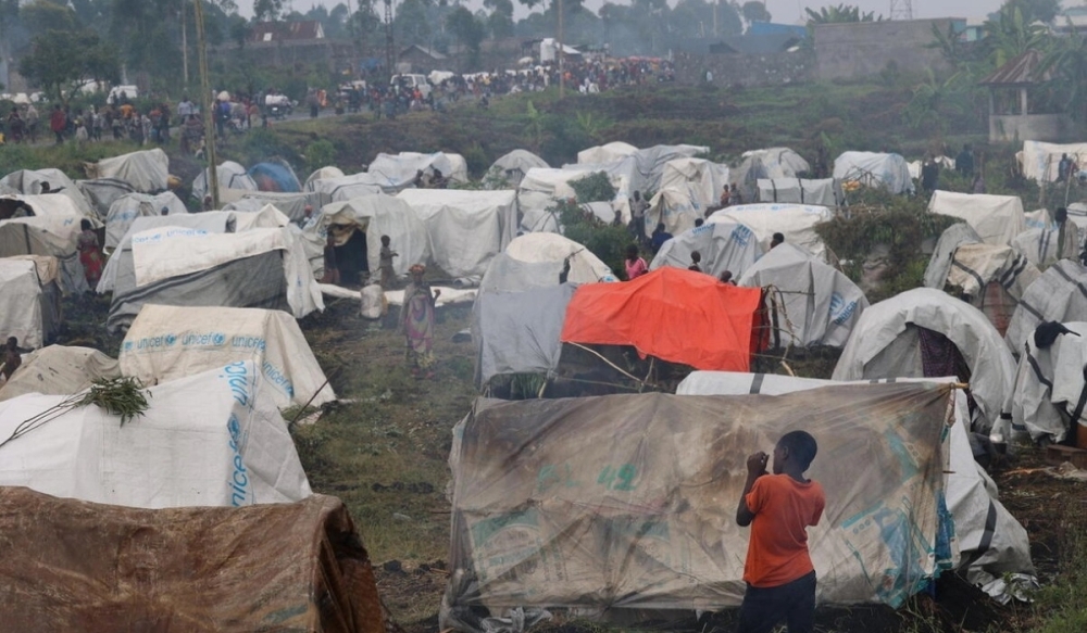 Mugunga displacement site near Goma, eastern DR Congo. © UNHCR/Blaise Sanyila