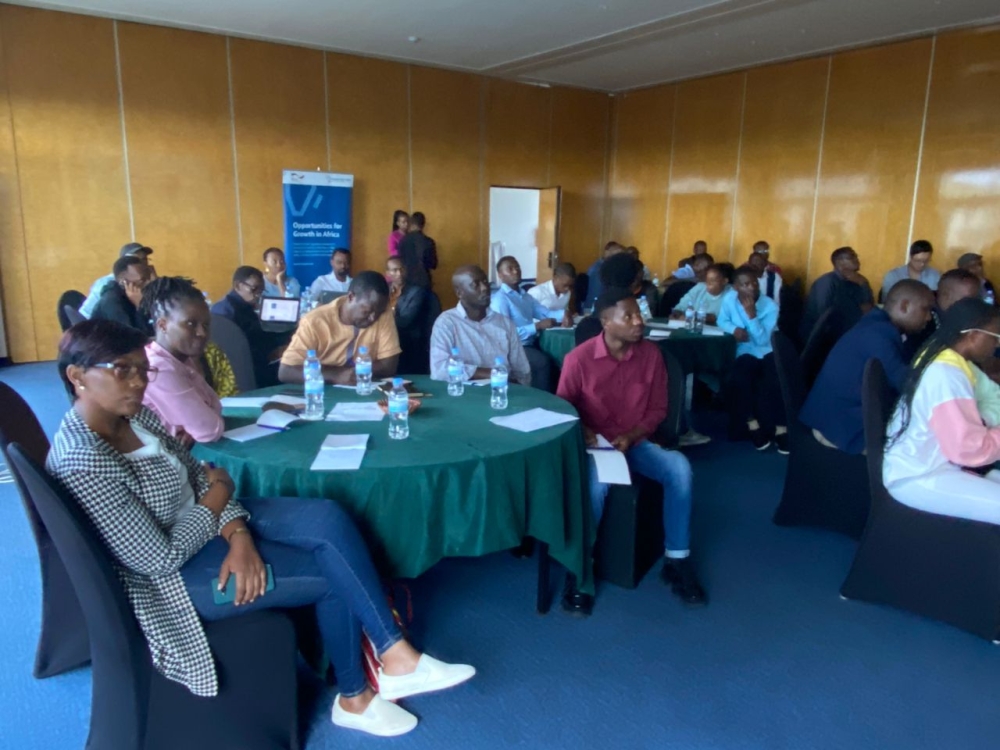 Representatives from private companies, public entities and non-profit organisations attending a workshop