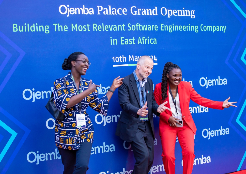 The inauguration of Ojemba Palace in Kigali on Friday, May 10, marked the establishment of a development hub where software engineers craft products for European companies. Photos  by Dan Gatsinzi