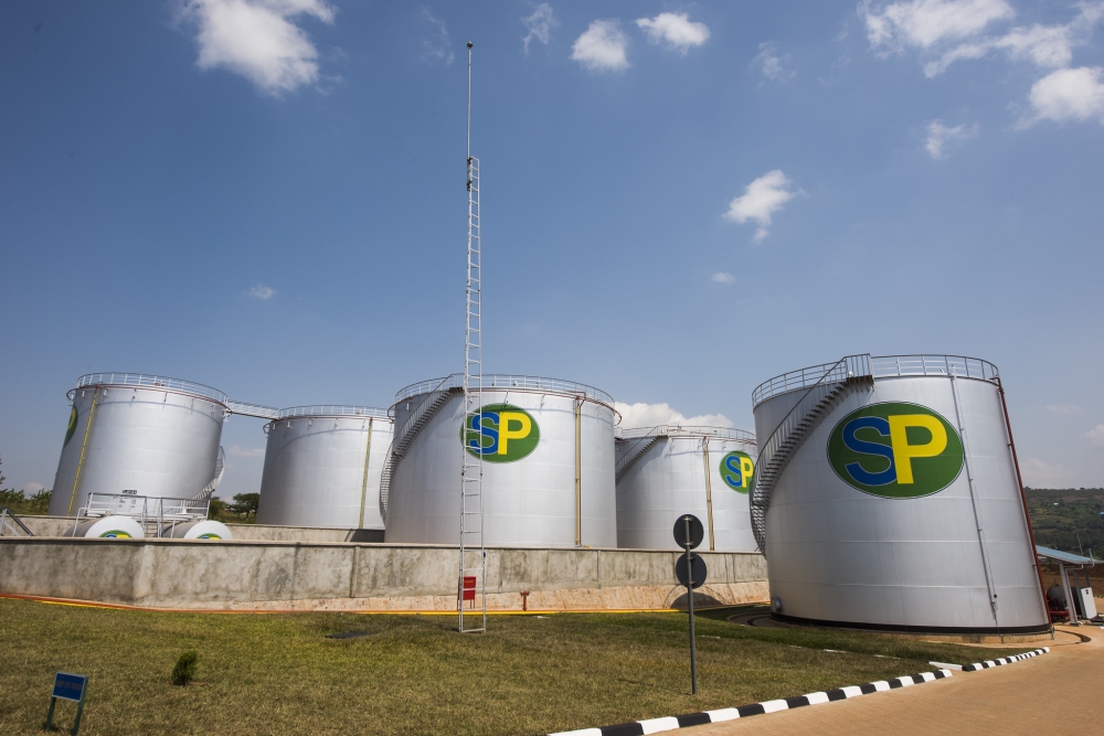 A view of SP Rusororo Fuel Depot in Gasabo District Rwanda says it has designated a total of 80 hectares of land to rally the private sector investments into constructing bulk petroleum storage facilities. File