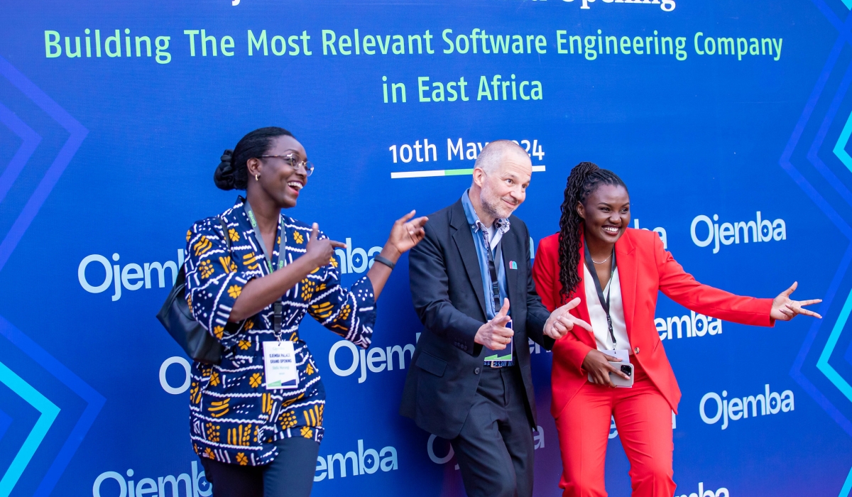 The inauguration of Ojemba Palace in Kigali on Friday, May 10, marked the establishment of a development hub where software engineers craft products for European companies. Photos  by Dan Gatsinzi