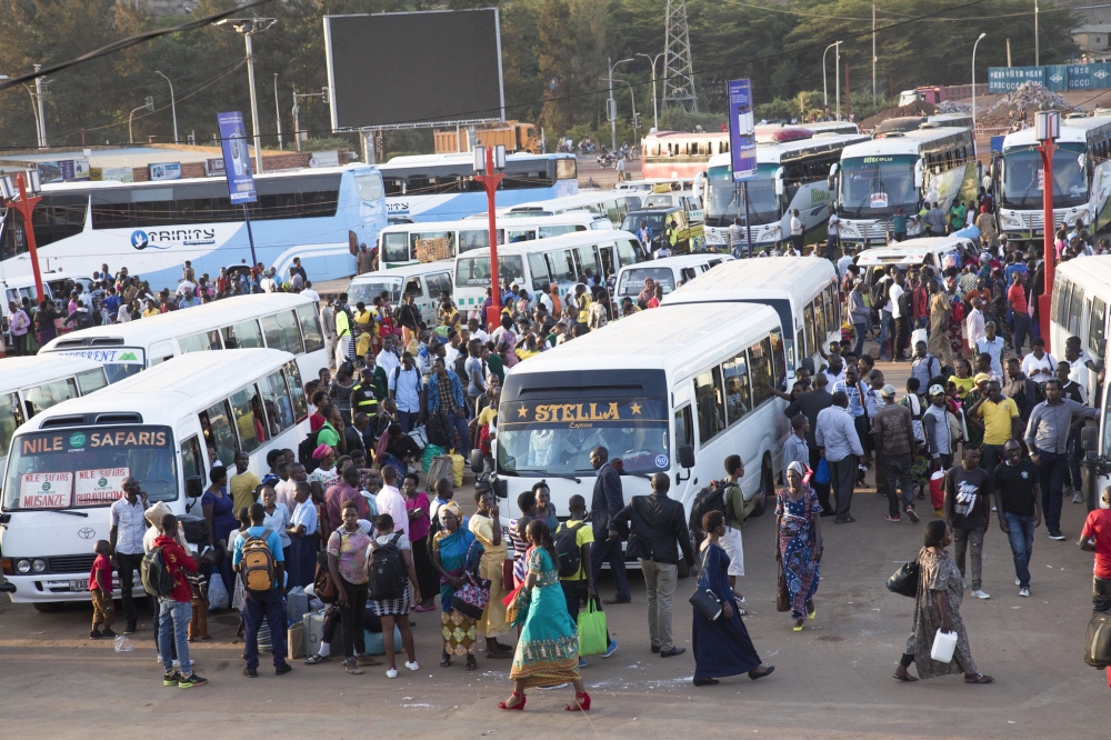 Travellers at Nyabugogo taxi park in Nyarugenge District. Transport dominates Rwanda’s 4.5% inflation in April. Craish Bahizi
