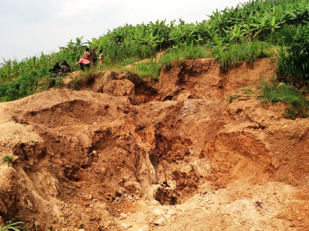 A mining site where illegal mining activities was conducted. According to a new bill in Parliament, landowners who allow people without licenses to carry out mining activities on their land risk punishment. File