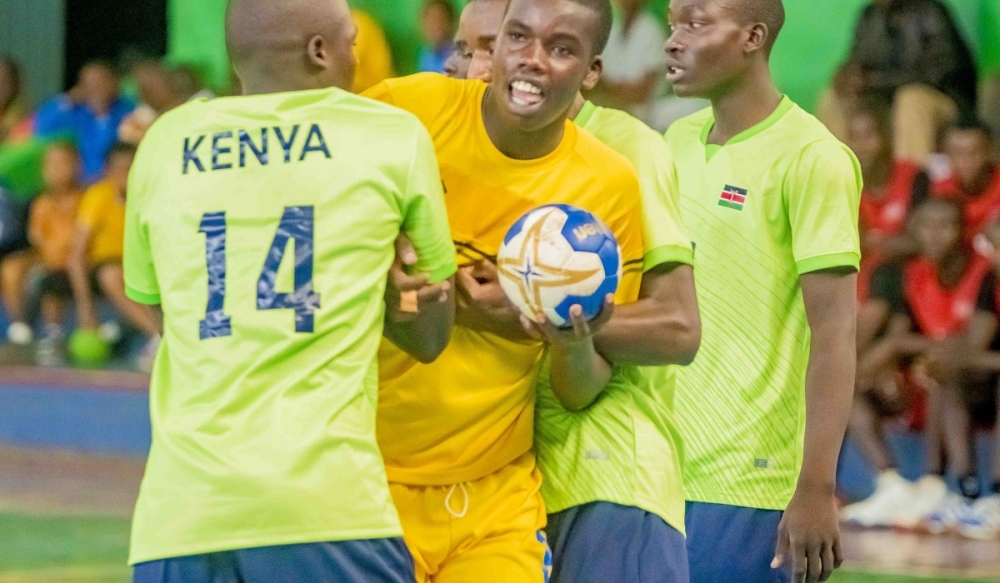 Rwanda reach the men’s first U18 final in the country’s history after beating Kenya 27-24 in a crunch semifinal held at at 4 Killo Hall on Thursday. Courtesy