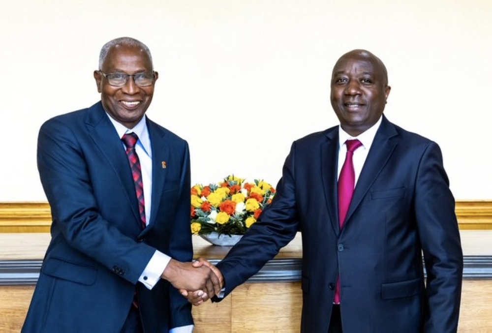 Prime Minister Edouard Ngirente on May 17 met with Guinea&#039;s Prime Minister Amadou Oury BAH, who was in Rwanda to attend the 2024 Africa CEO Forum.