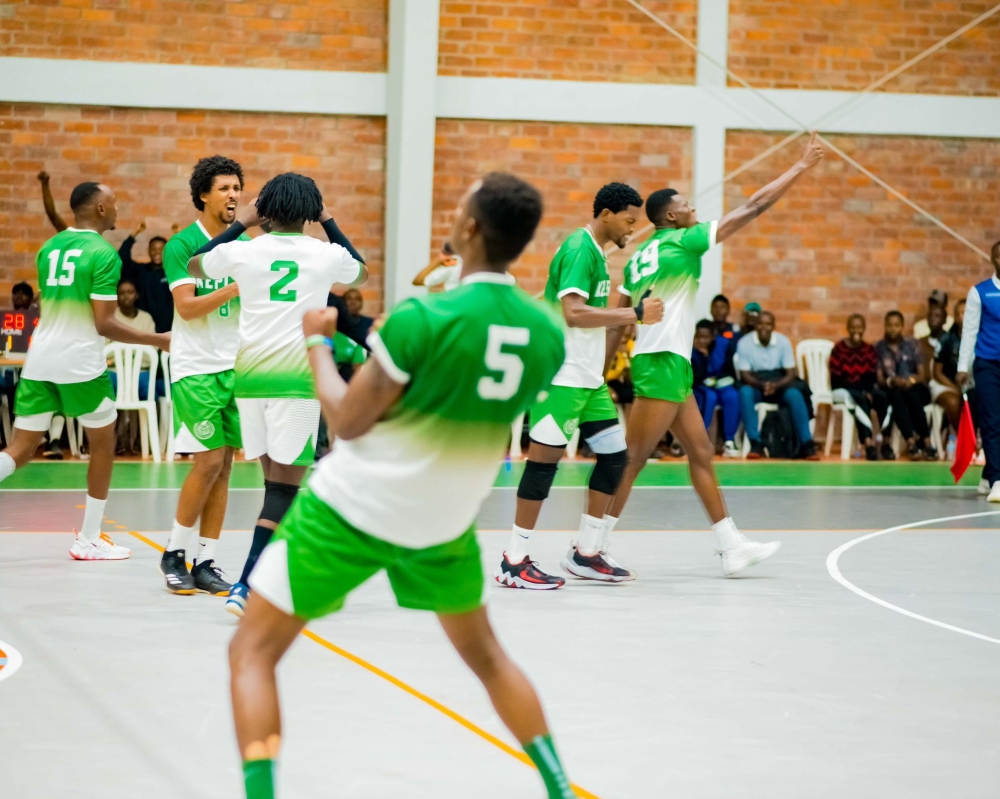 Kepler volleyball club outplayed Police in four sets to take a 1-0 lead in the best-of-three semi-final series of the 2024 playoff games of the national volleyball league. Courtesy
