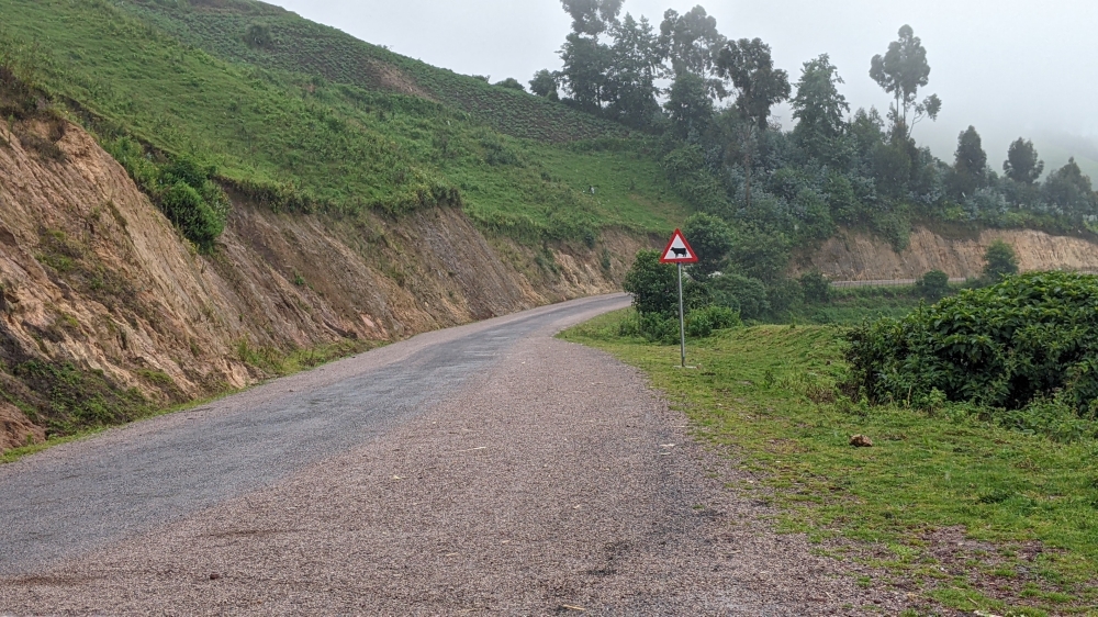 A section of Gishwati road that has been upgraded/Photo by Germain Nsanzimana
