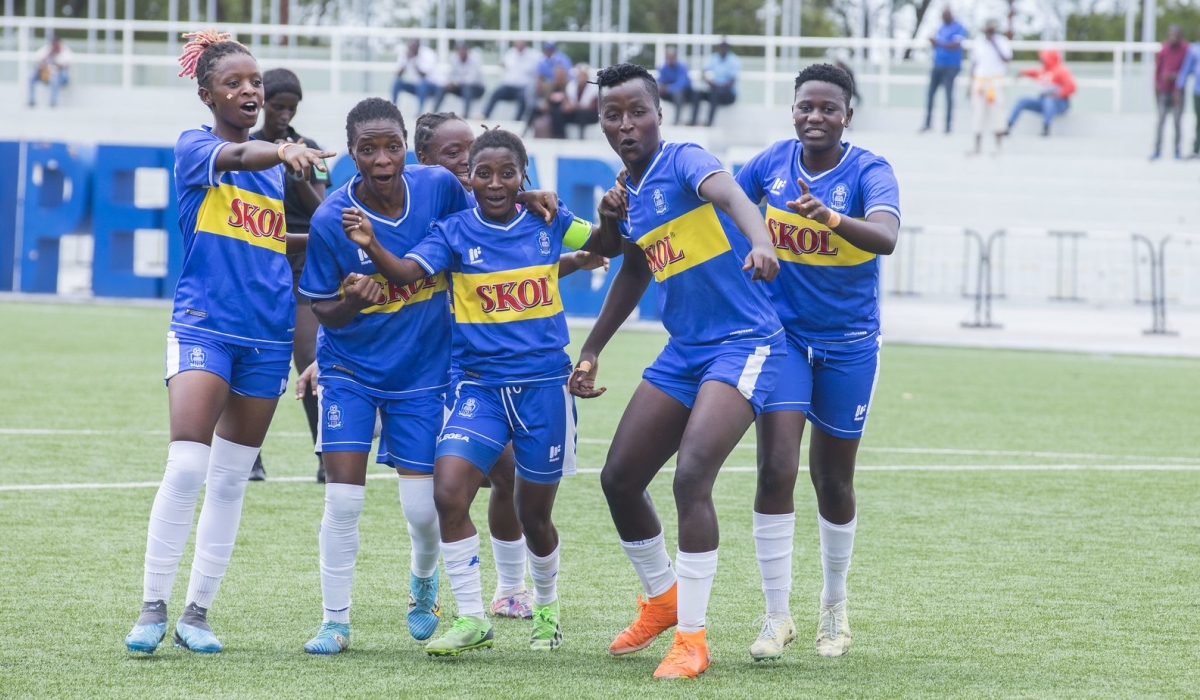 Rayon Sports WFC were crowned women’s league champions and Peace Cup winners on their debut season in women’s topflight league. Photo by Craish Bahizi
