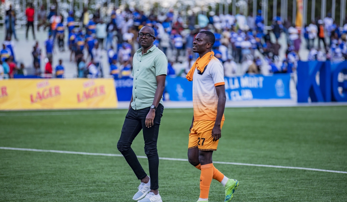 Bugesera FC head coach Francis Haringingo after beating Rayon Sports 1-0 at Kigali Pee stadium. Craish Bahizi