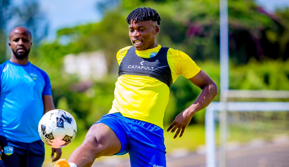 Steve Rubanguka, who plies his trade at Saudi Arabian side Al Nojoom, was the first foreign-based professional player to join the camp. Courtesy