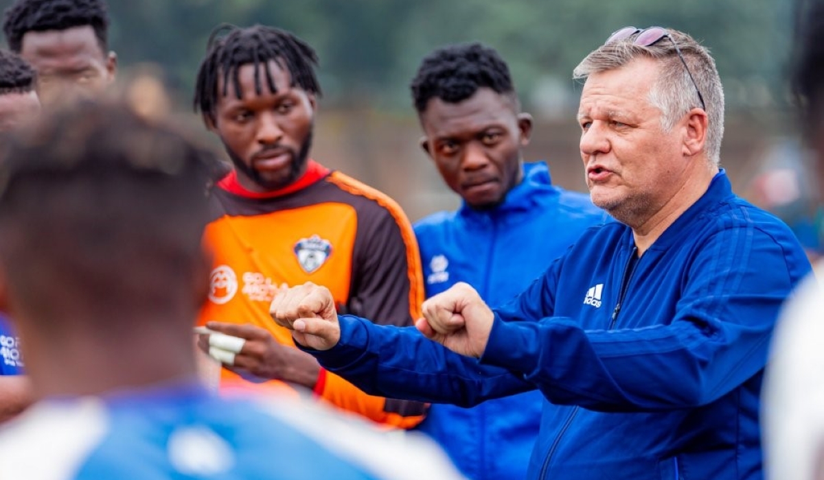 Belgian coach Ivan Minnaert has said goodbye to Gorilla FC’s coaching staff, players and fans. Courtesy