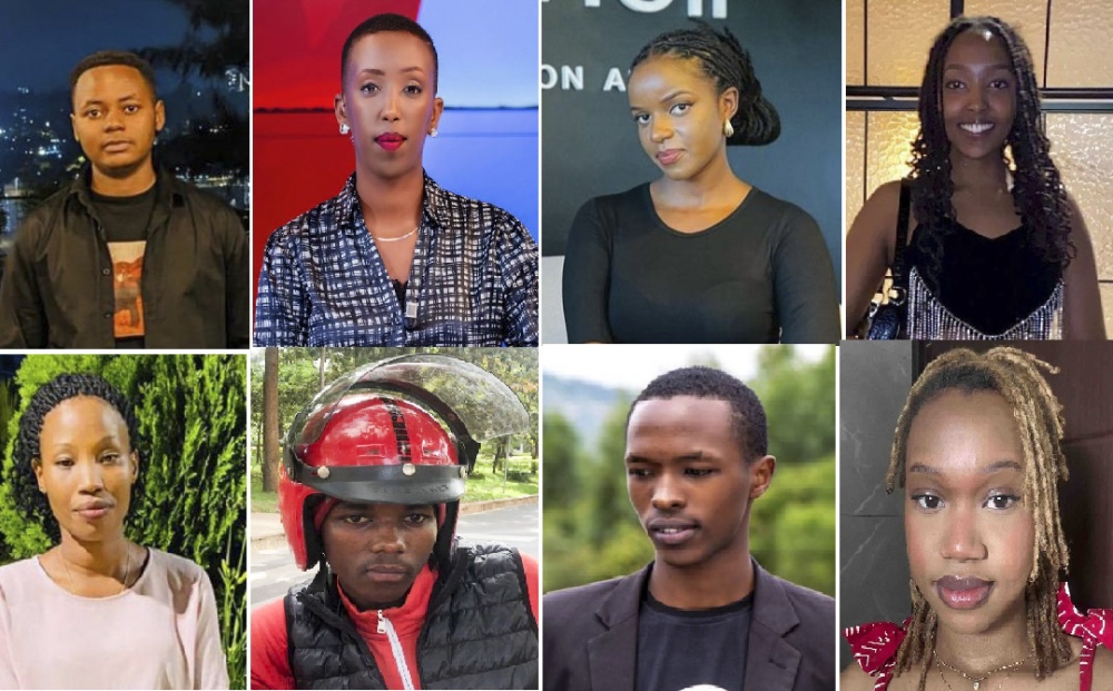 Some of  youth who will be the first time voters during the July presidential and parliamentary elections. They shared their views with The New Times on how they feel . Courtesy