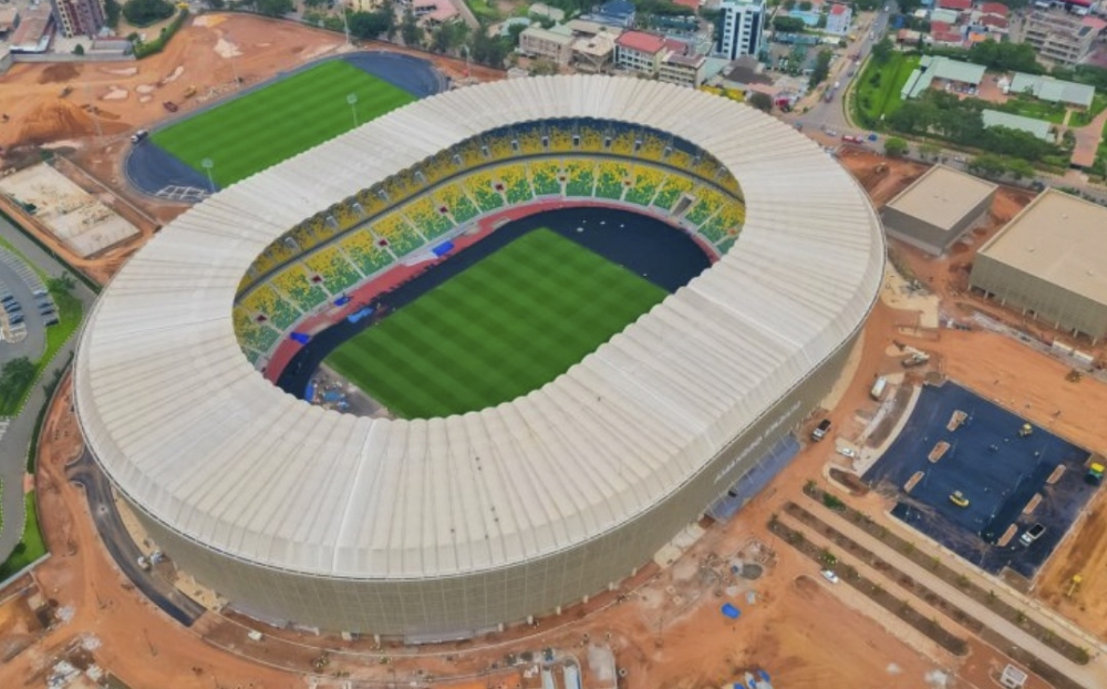 Aerial view of the newly revamped Amahoro stadium in Remera Kigali. According to the International Budget Partnership’s Open Budget Survey for 2023, Rwanda’s transparency score increased from 45 in 2021 to 50 in 2023. 