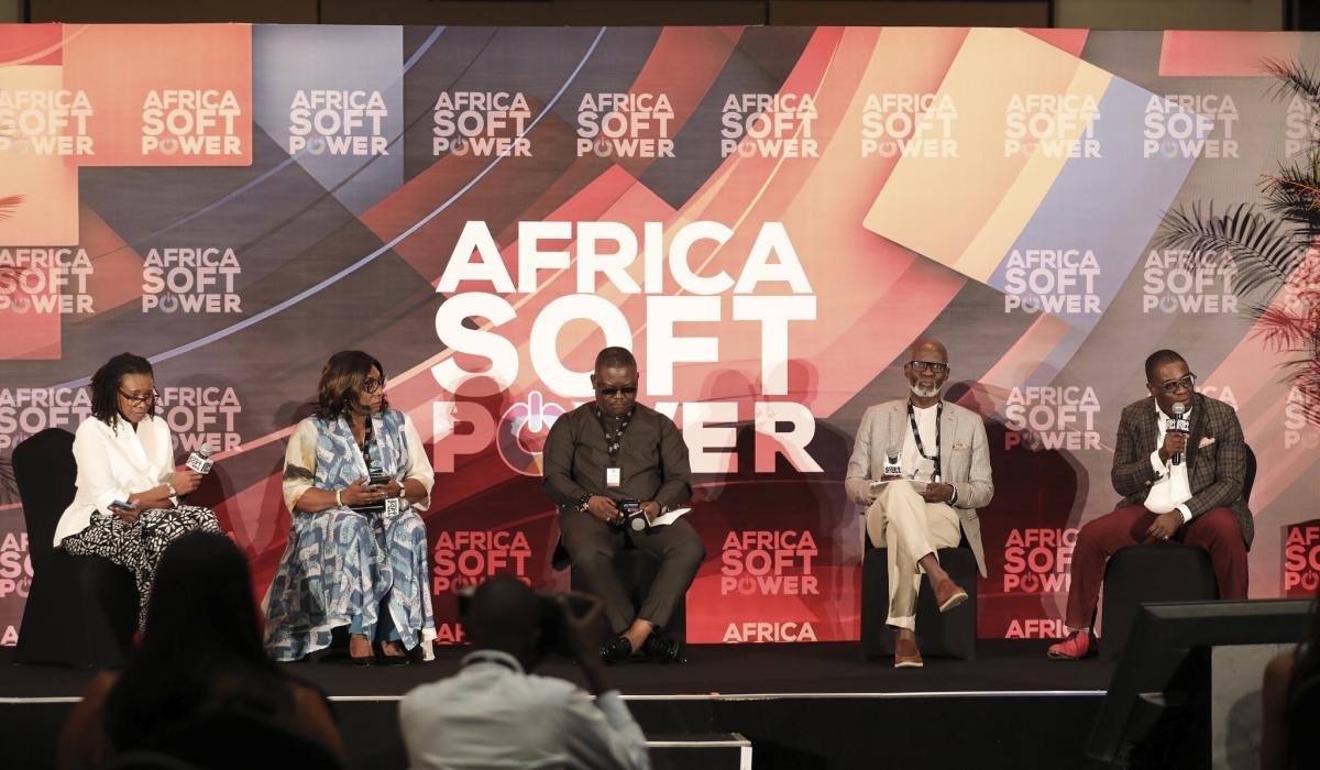 Panelists during the Africa Soft Power Summit,   in Kigali on May 29 . All photos by Craish Bahizi