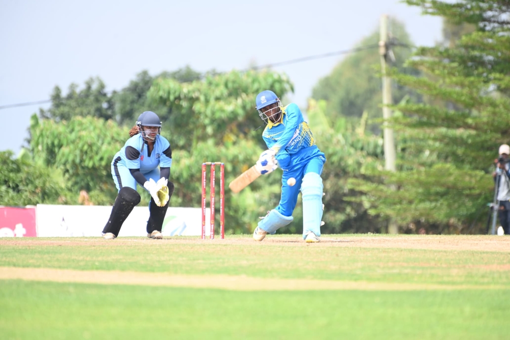 Shakira, batting at number four, top-scored for Rwanda with 46 run including eight 4s and a six off 28 balls