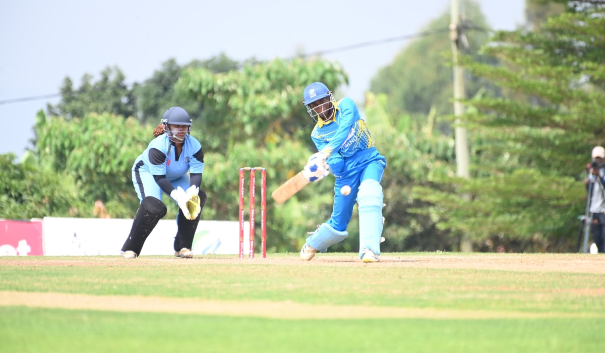 Shakira, batting at number four, top-scored for Rwanda with 46 run including eight 4s and a six off 28 balls