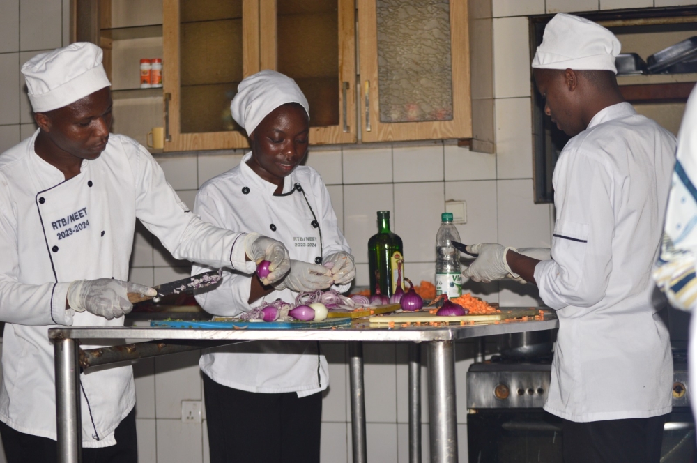 Graduates from NEET programme during a workshop at Centre d&#039;Accueil Saint François Xavier/Photo by Germain Nsanzimana