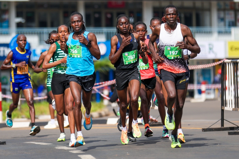 Athlets compete  during the 2023 edition in Kigali. The forthcoming 19th edition of the Kigali International Peace Marathon scheduled for Sunday, June 9. Olivier Mugwiza