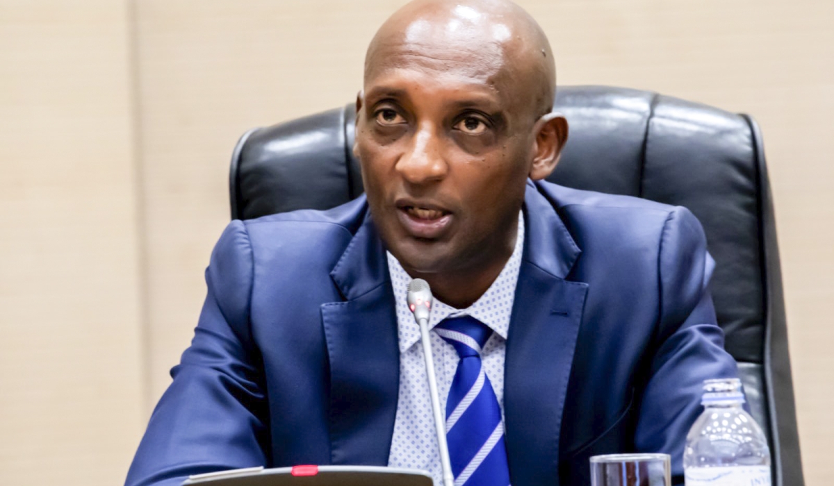 Richard Tusabe, the Minister of State in charge of the National Treasury at the Ministry of Finance and Economic Planning,addresses  lawmakers on Friday June 7. Courtesy