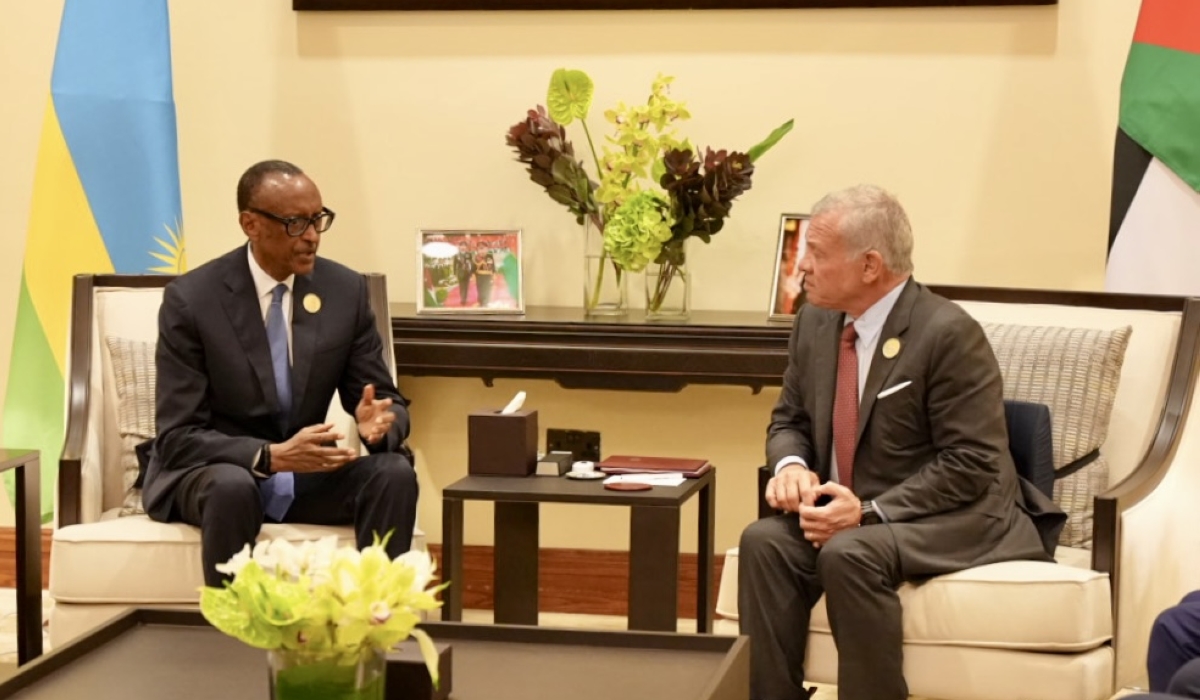President Paul Kagame meest with His Majesty King Abdullah II of Jordan  on Tuesday, June 11, in Jordan. Photos by Village Urugwiro