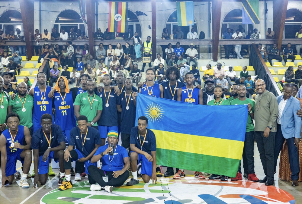 Rwanda U18 finished in second place after losing zone 5 final to Uganda on Friday, June 14-courtesy