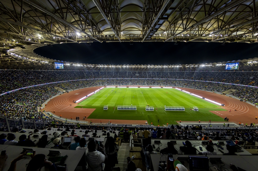 A fully packed Amahoro stadium during a friendly game between APR FC and Rayon Sports on Saturday, June 15. olivier Mugwiza