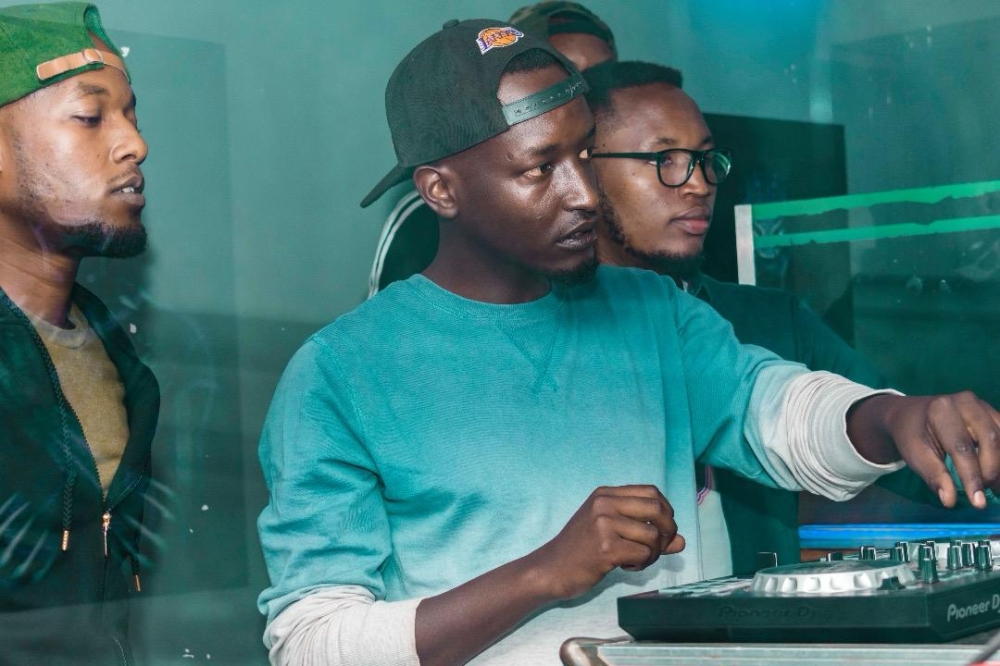 Dr. Nganji on the deck during a past I Am Hip Hop concert. Deejaying is one of creative activities expected at the inaugural edition of I Am Hip Hop festival-courtesy